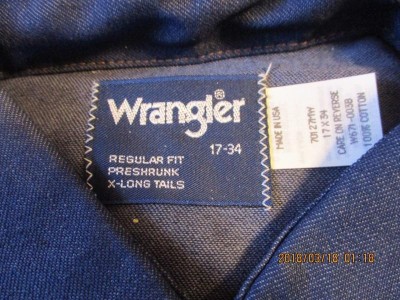 Wrangler denim shirt black label 17x34 2.jpg
