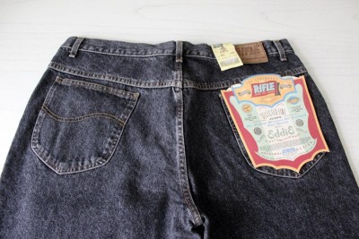 Rifle jeans 40x34 blackwashed made in Italy 4.jpg